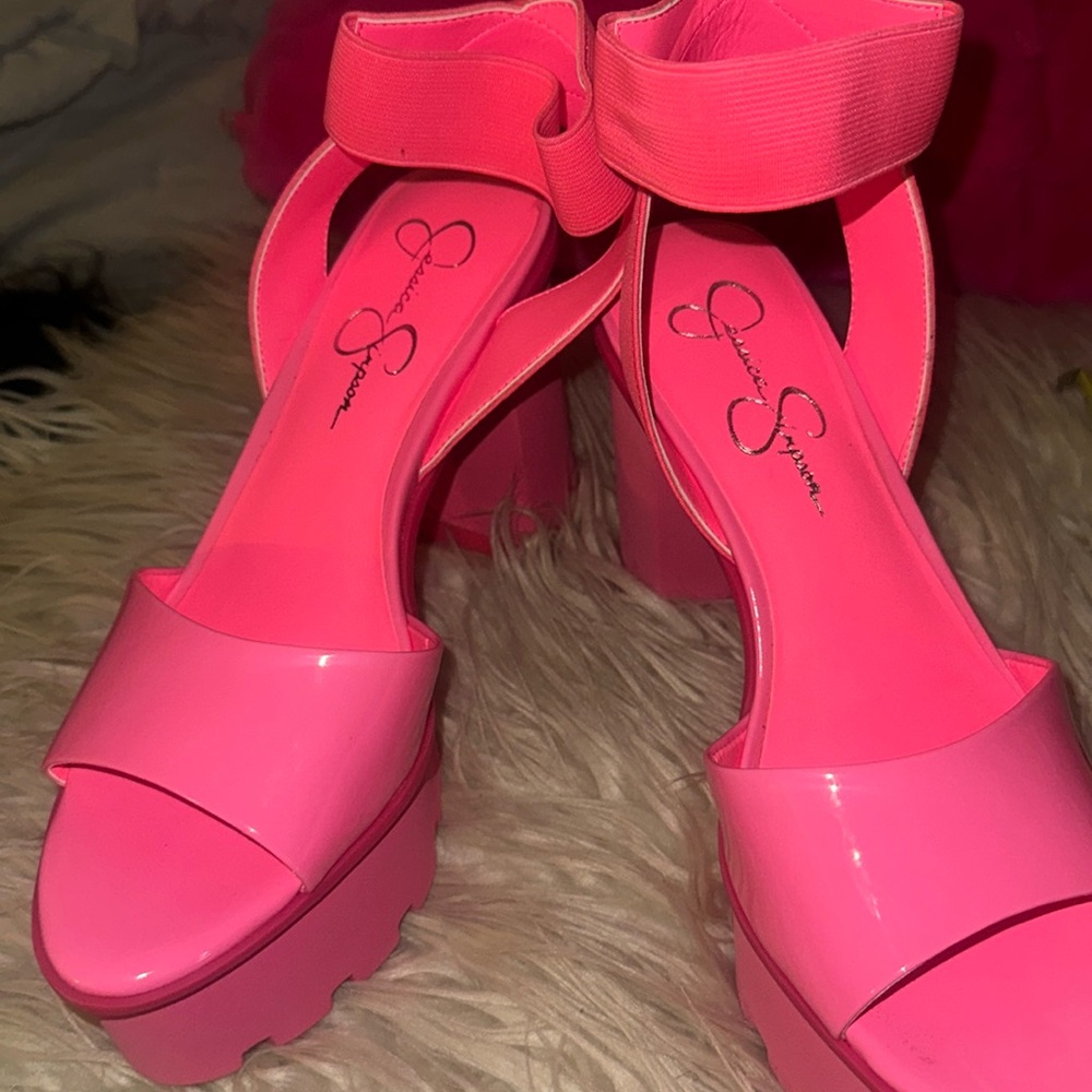 Jessica Simpson platform sandals